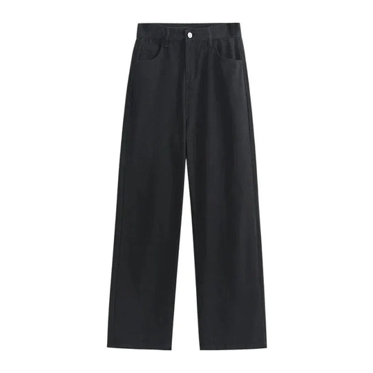 Damjeans med rak passform och hög midja