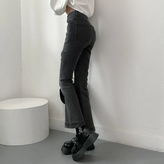 Vintage vida jeans med utsvängda ben