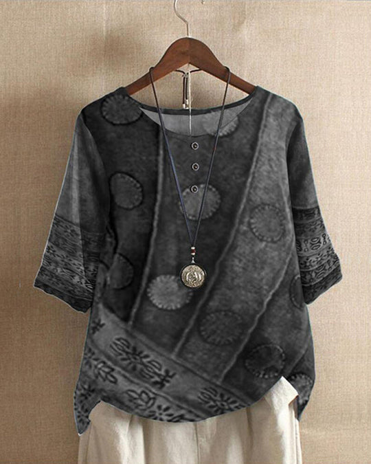 Damtoppar - Vintageinspirerad Boho-blus - Perfekt för sommaren