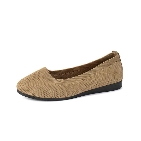 Damskor - Flats skor - slip-on för enkel användning