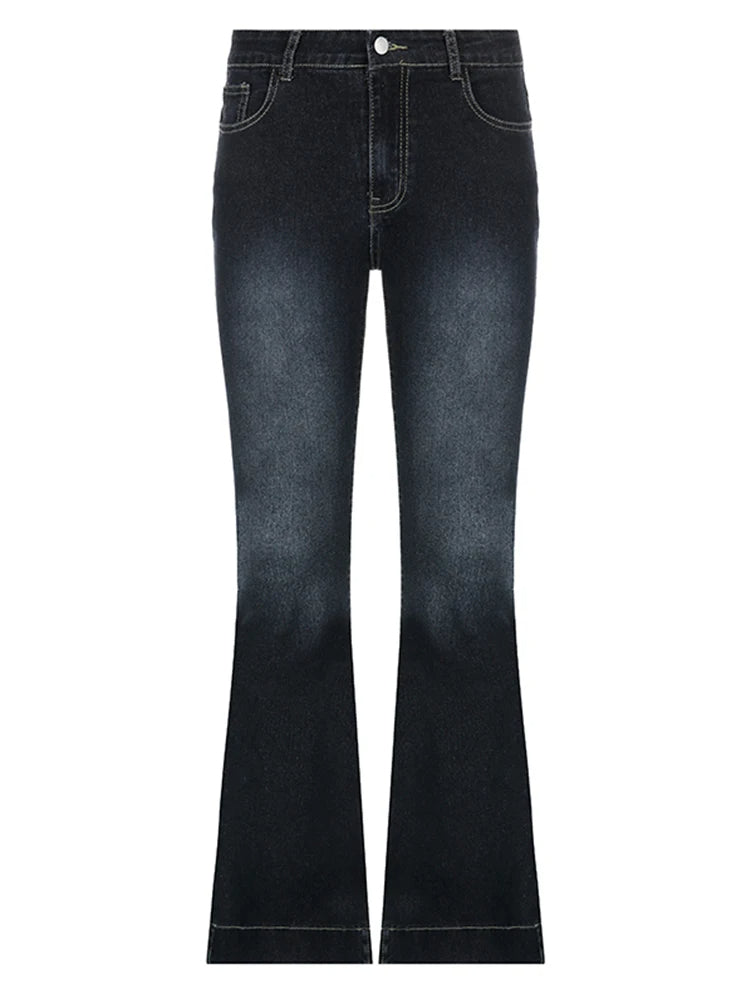 Kornelia jeans i låg skuren stil