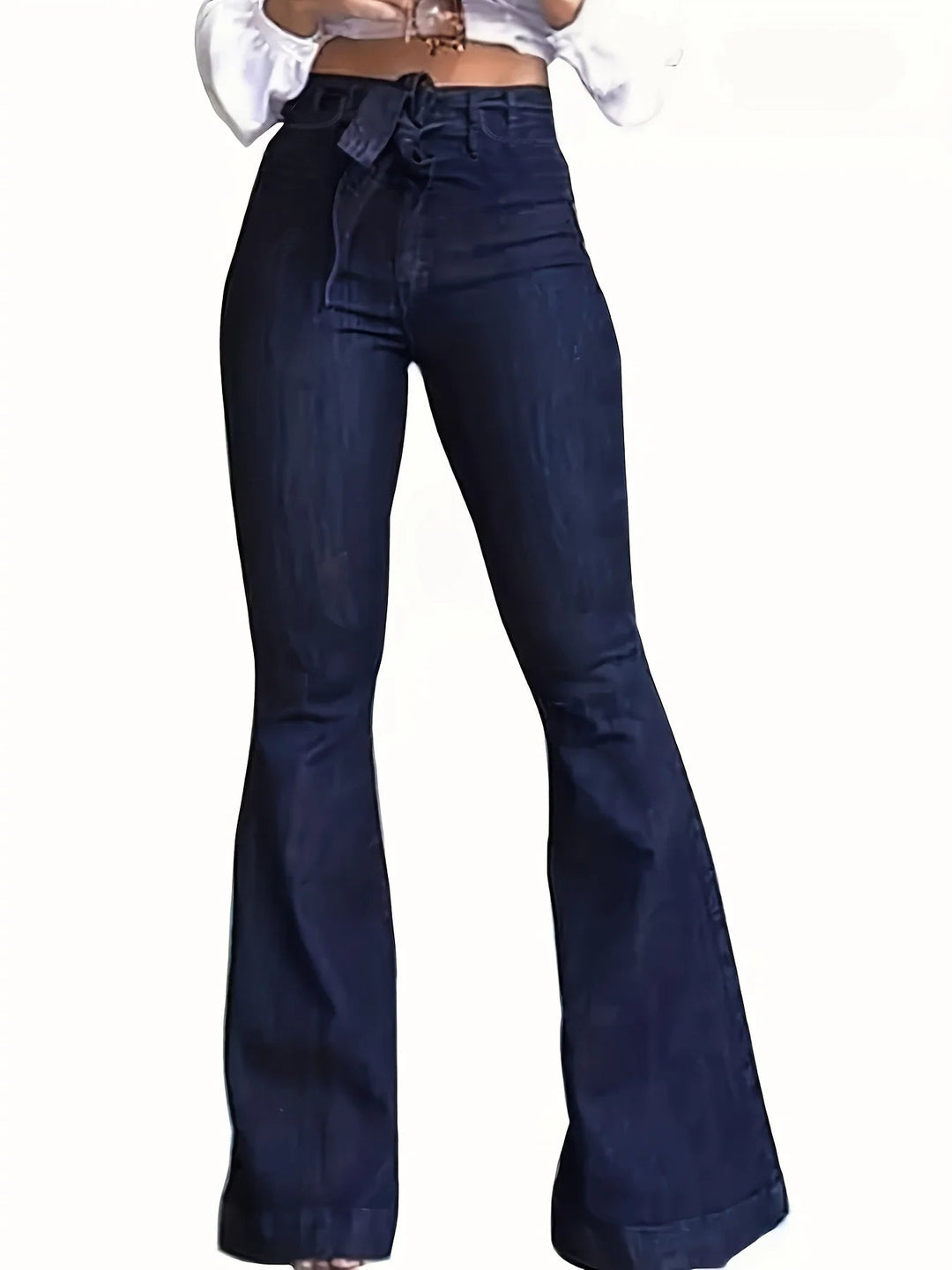 Zäta navy stretch hipster jeans dam vida ben