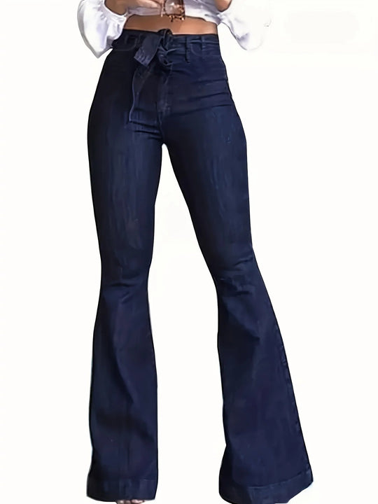 Zäta navy stretch hipster jeans dam vida ben