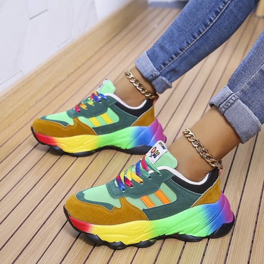 Snygga och livfulla ortopediska sneakers