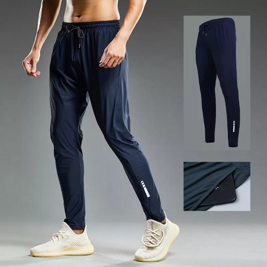 Herrbyxor - joggingbyxor - smidig med dragsko i midjan - Perfekt för vår och sommar