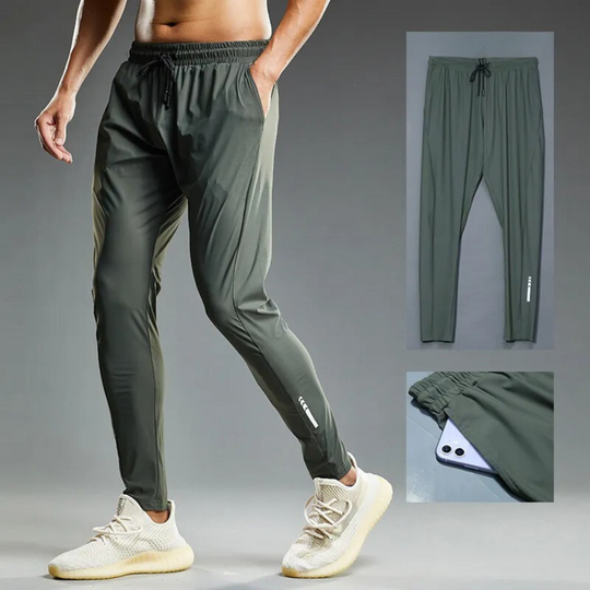 Herrbyxor - joggingbyxor - smidig med dragsko i midjan - Perfekt för vår och sommar