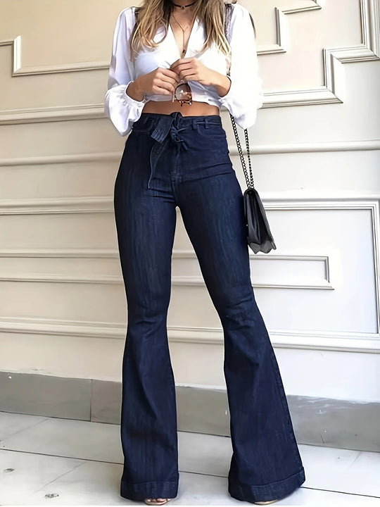 Zäta navy stretch hipster jeans dam vida ben