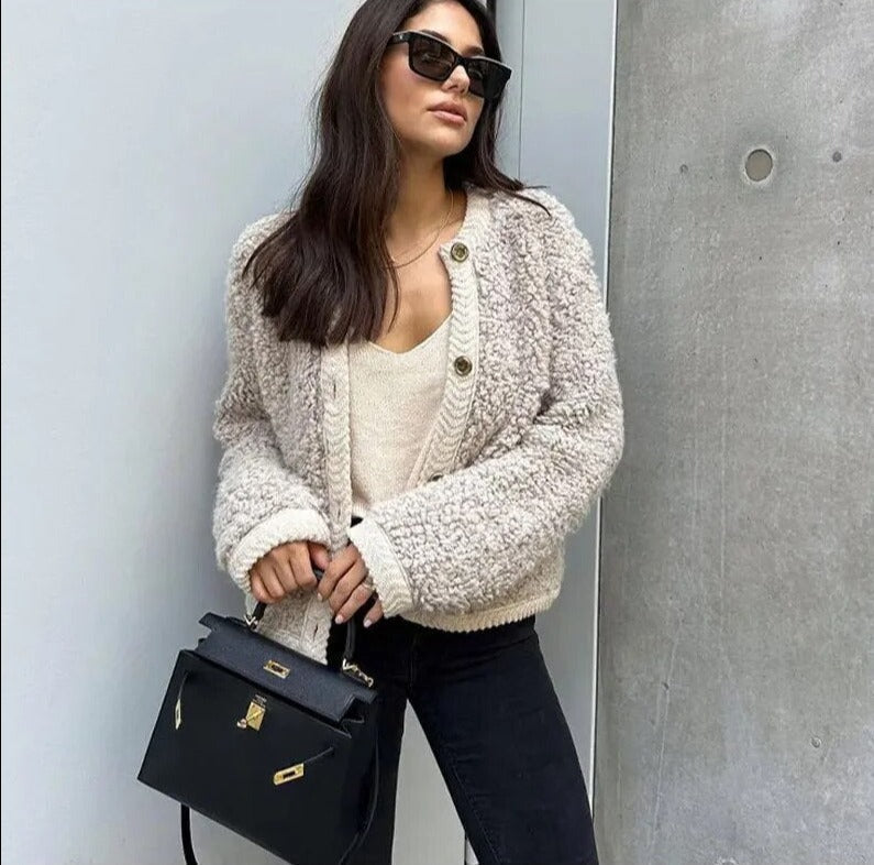 Street fashion cardigan för kvinnor