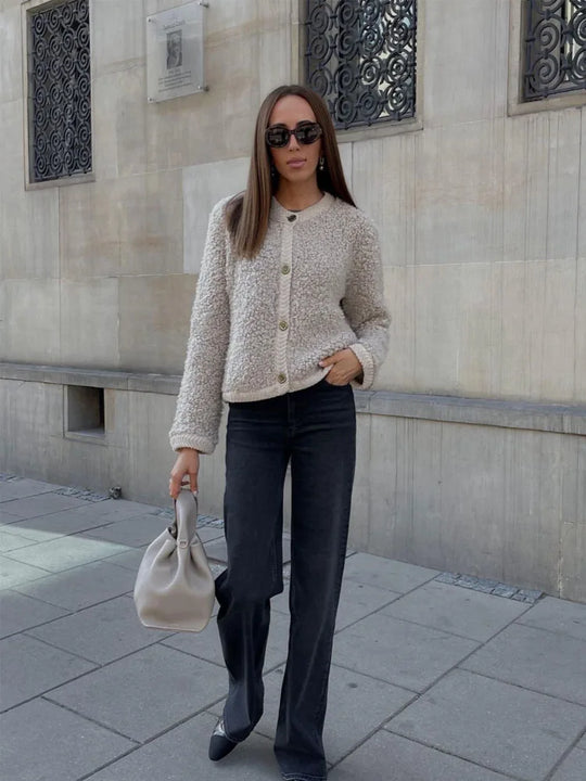 Street fashion cardigan för kvinnor