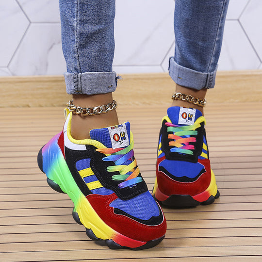 Snygga och livfulla ortopediska sneakers