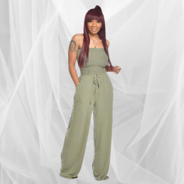 Jumpsuit med off-axel för kvinnor
