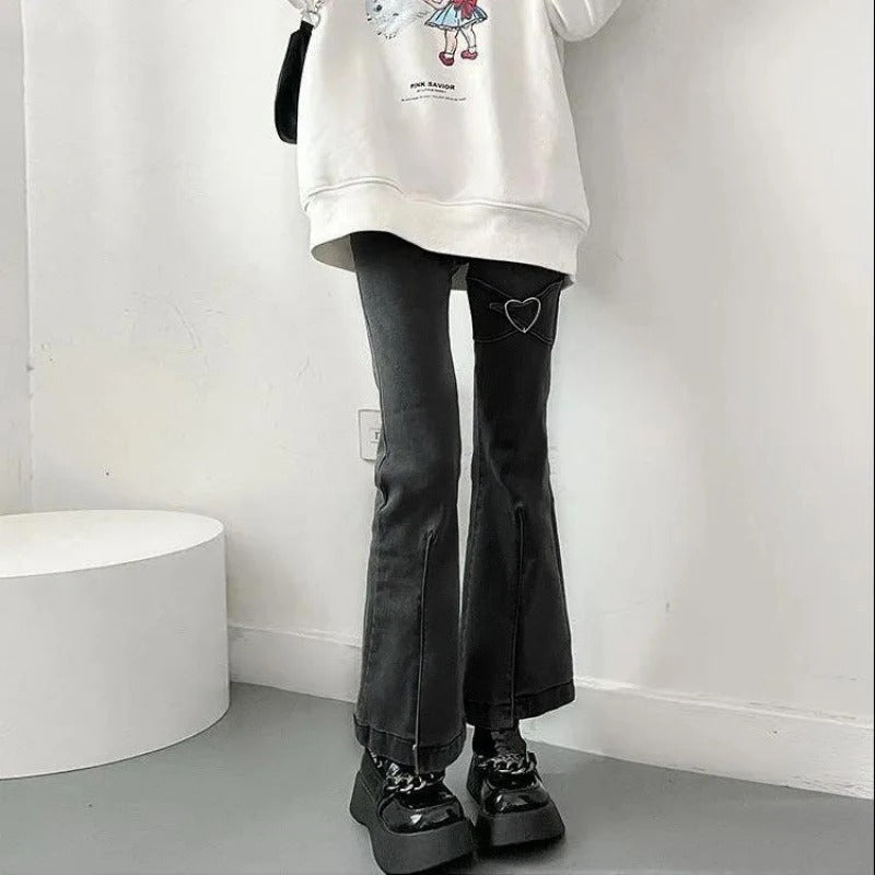 Vintage vida jeans med utsvängda ben