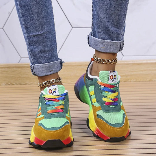 Snygga och livfulla ortopediska sneakers