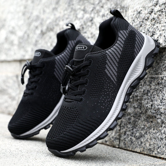 Damskor - Sneakers - löparskor i mesh som andas