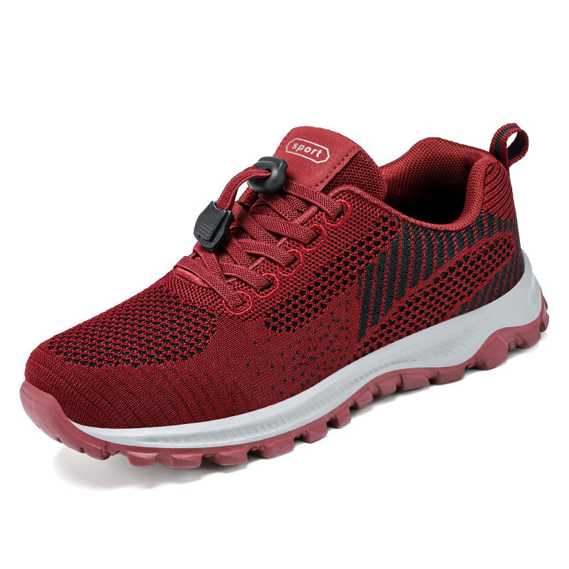 Damskor - Sneakers - löparskor i mesh som andas