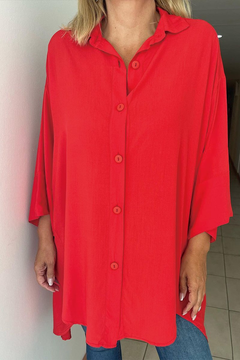 Skjorta i oversized design för en bekväm sommarlook