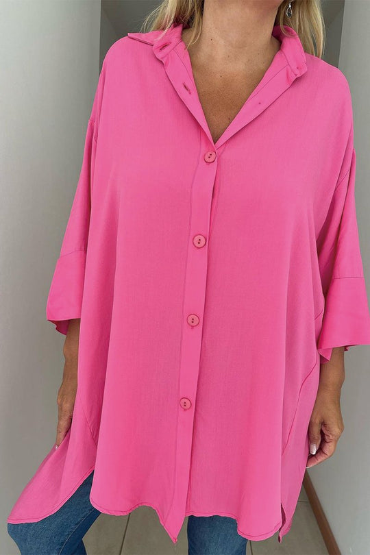 Skjorta i oversized design för en bekväm sommarlook