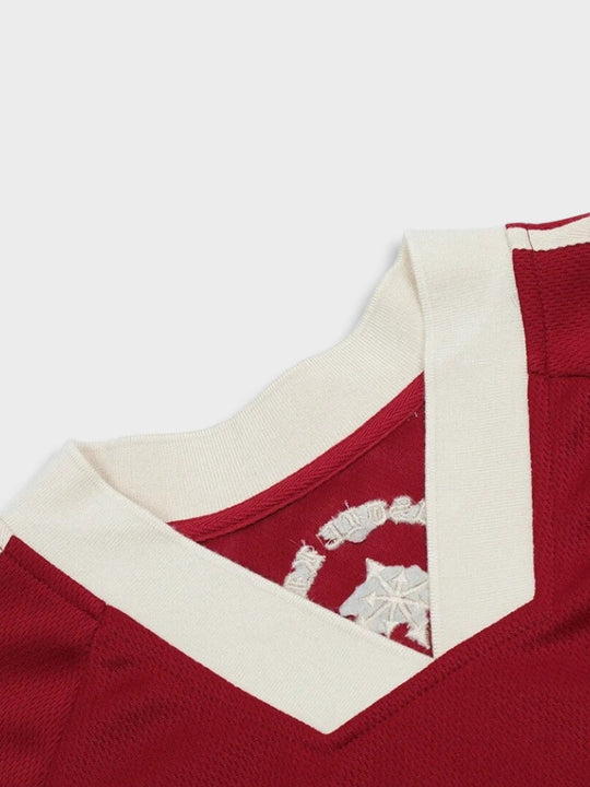 Herrskjorta - Elite kortärmad skjorta med vneck linje - Perfekt för sport