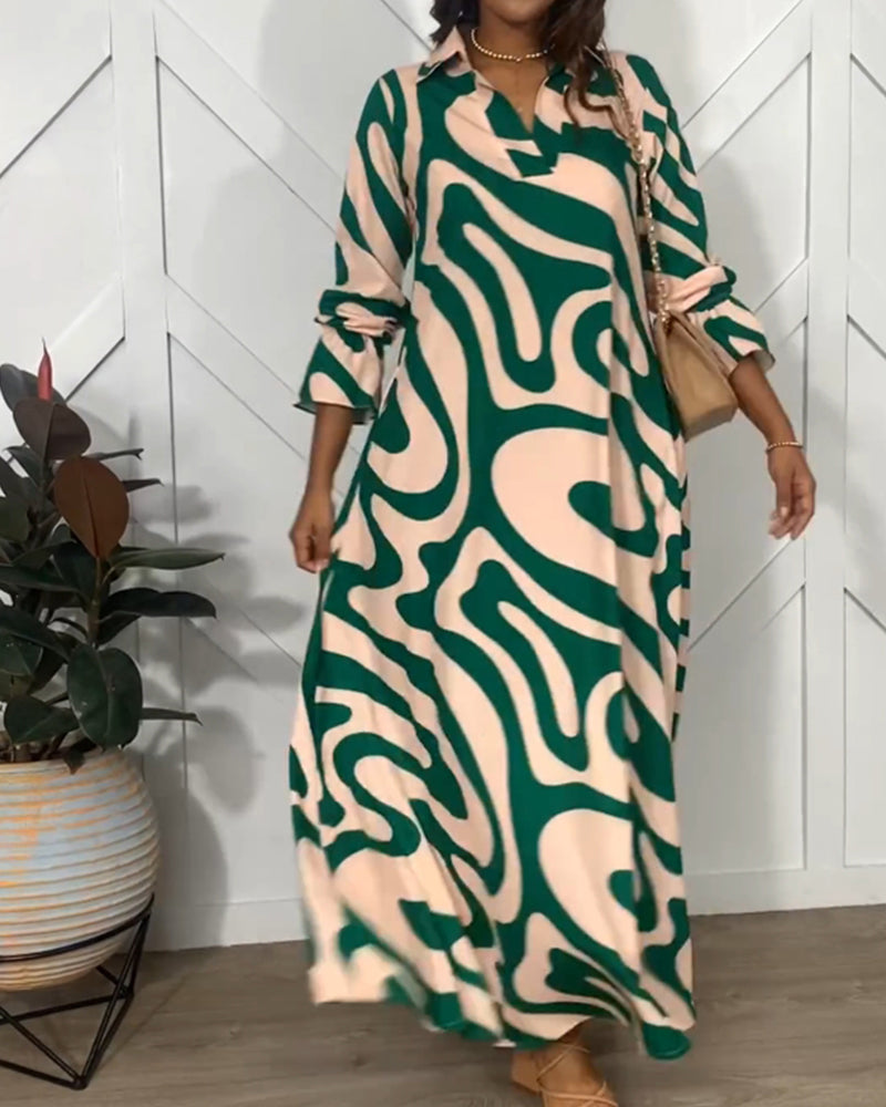 Sofia Klänning med elegans och lång ärm