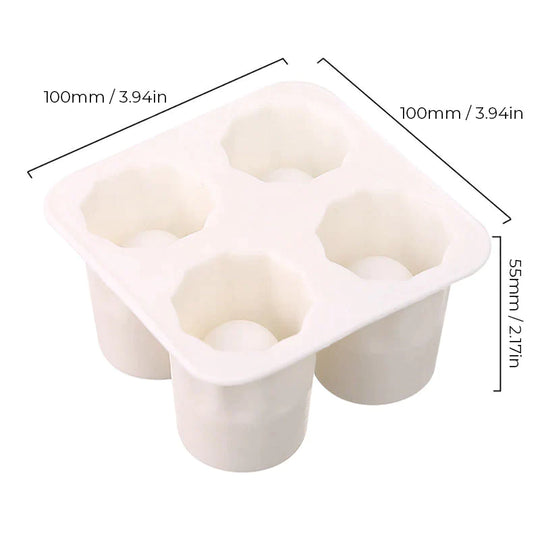 IceRoll Cylindrisk iskubsform i silikon