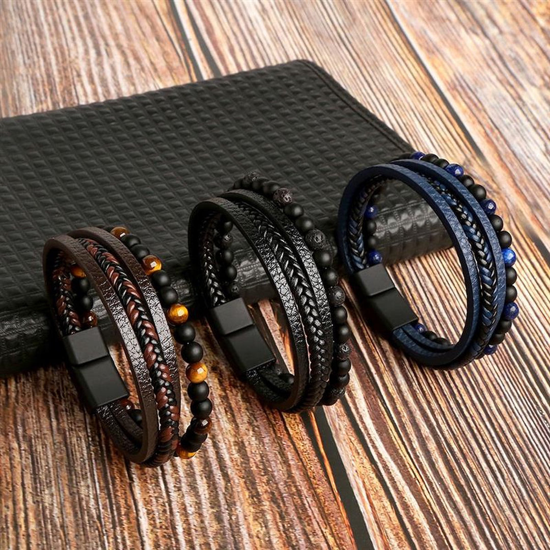 Stell - Läderarmband 1+2 GRATIS