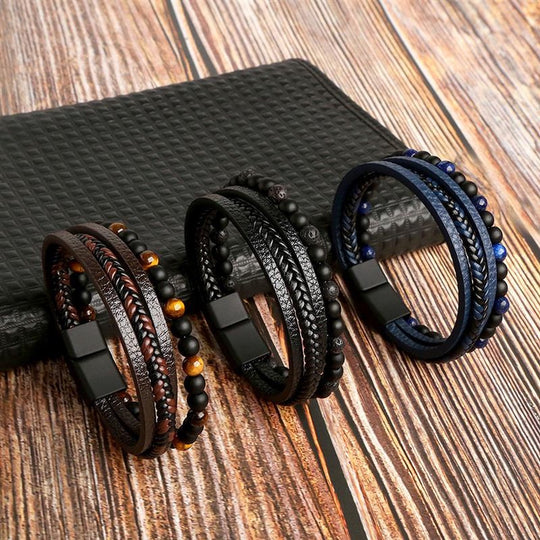 Stell - Läderarmband 1+2 GRATIS