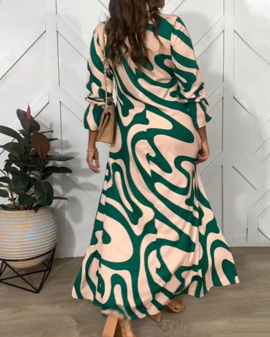 Sofia Klänning med elegans och lång ärm