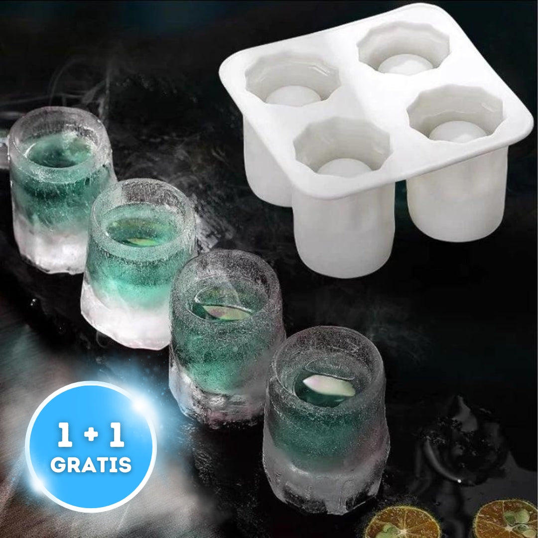 IceRoll Cylindrisk iskubsform i silikon