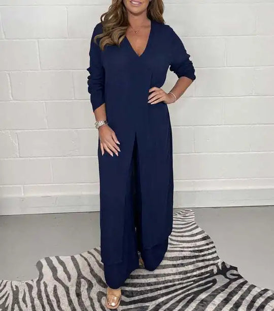 Elegant enfärgat set perfekt för streetwear