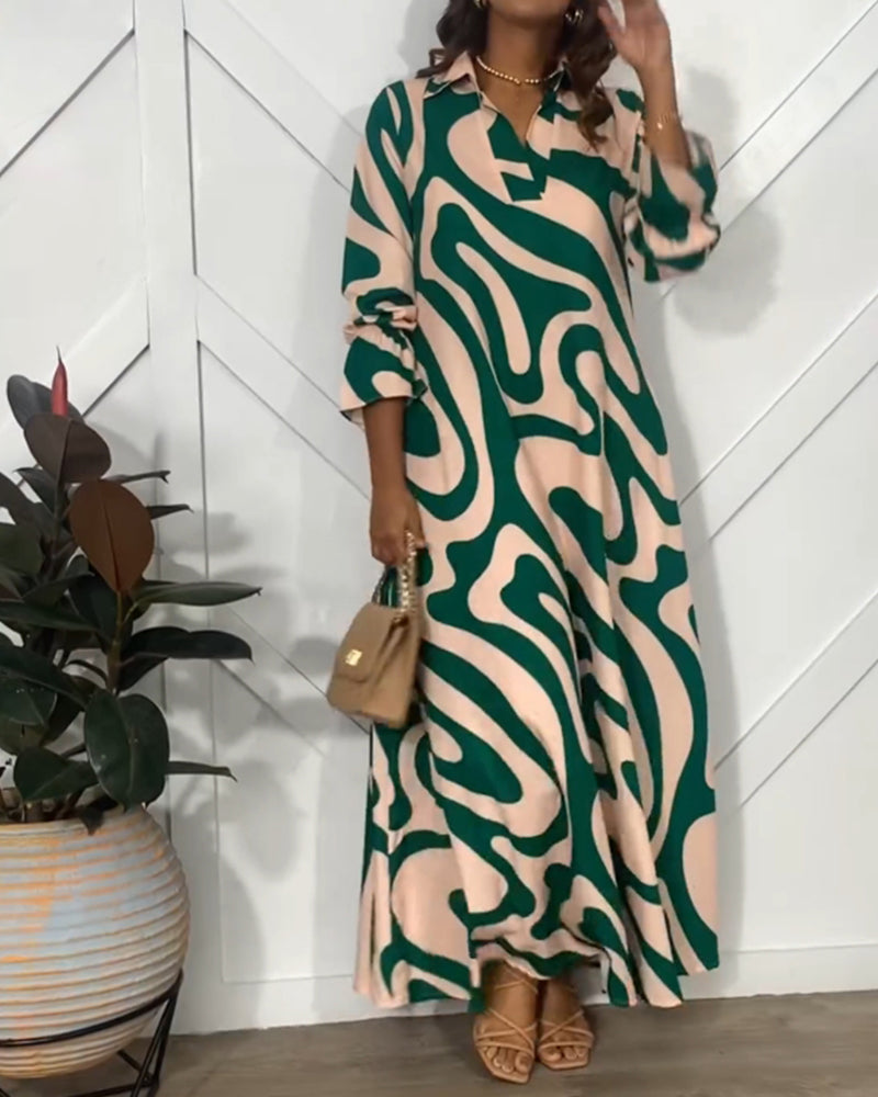 Sofia Klänning med elegans och lång ärm