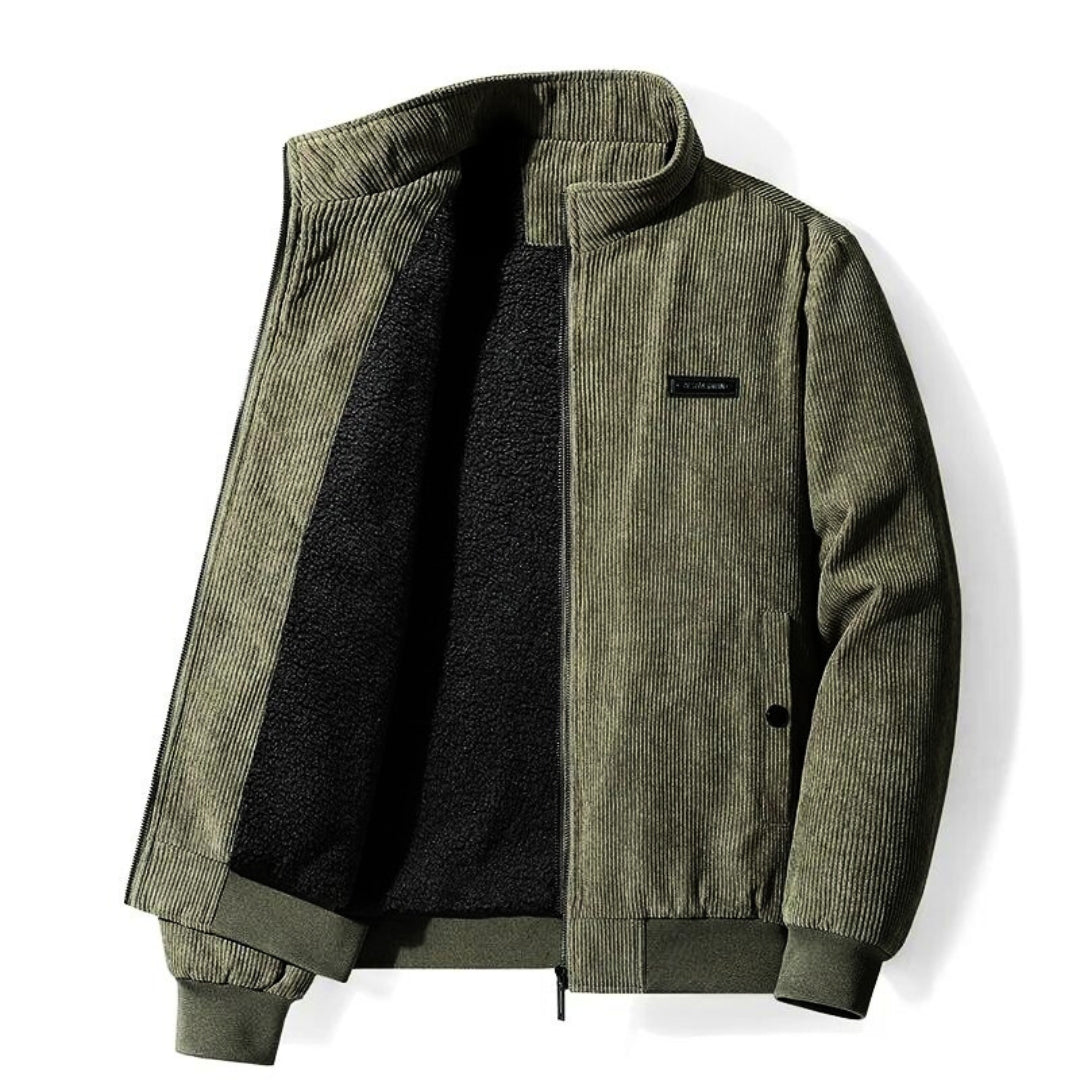 Retro-Cord-Sherpa-Jacke