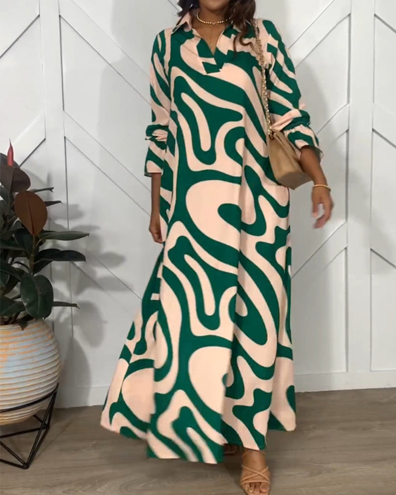 Sofia Klänning med elegans och lång ärm
