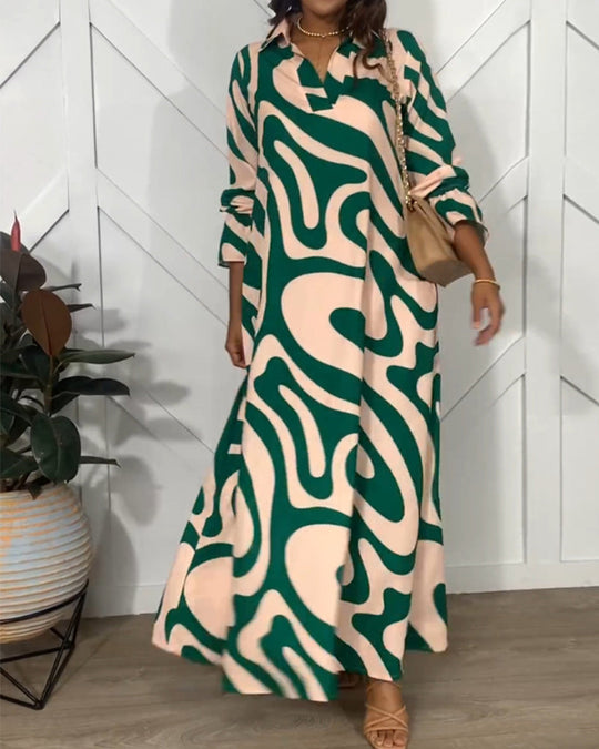 Sofia Klänning med elegans och lång ärm