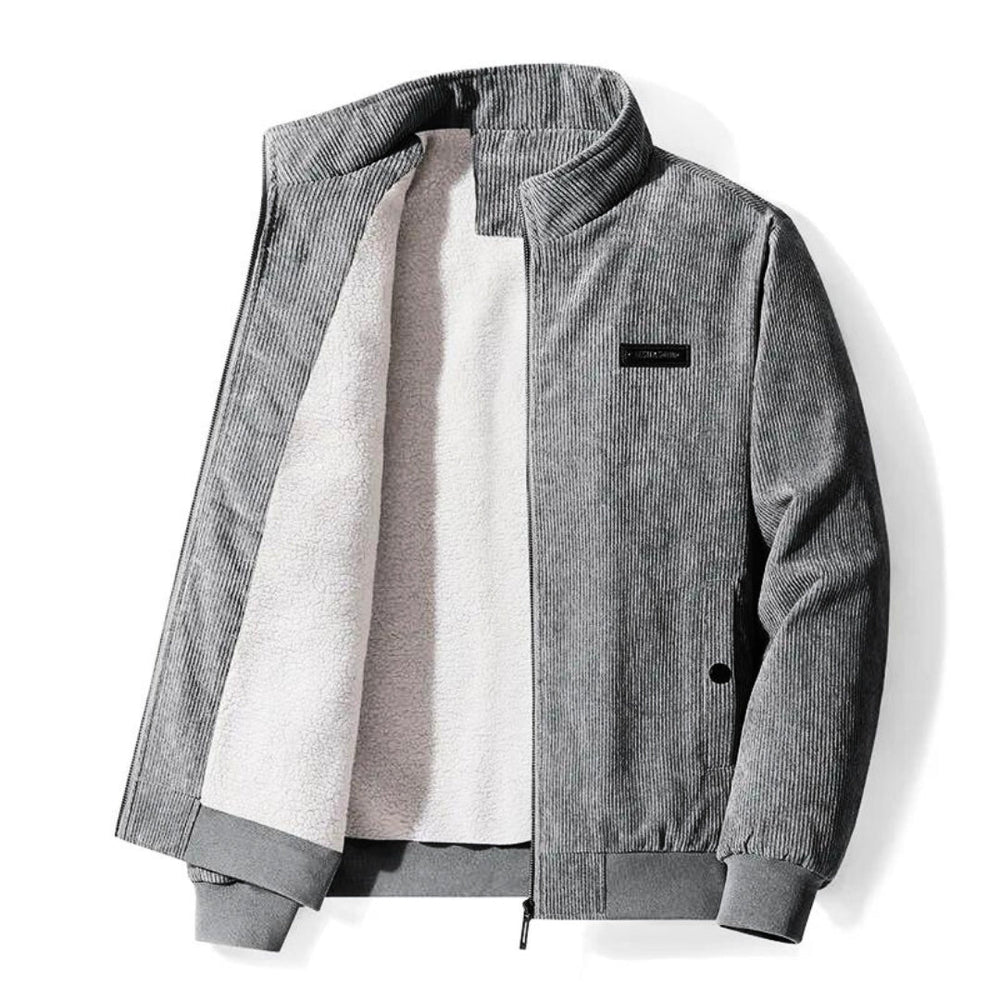 Retro-Cord-Sherpa-Jacke