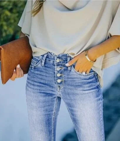 Kerryl™ Sexiga jeans med hög midja