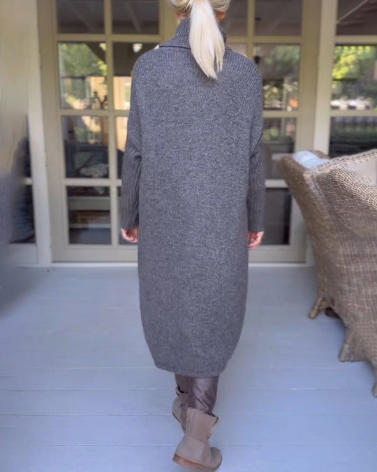 Selma Jumper med hög hals och lång