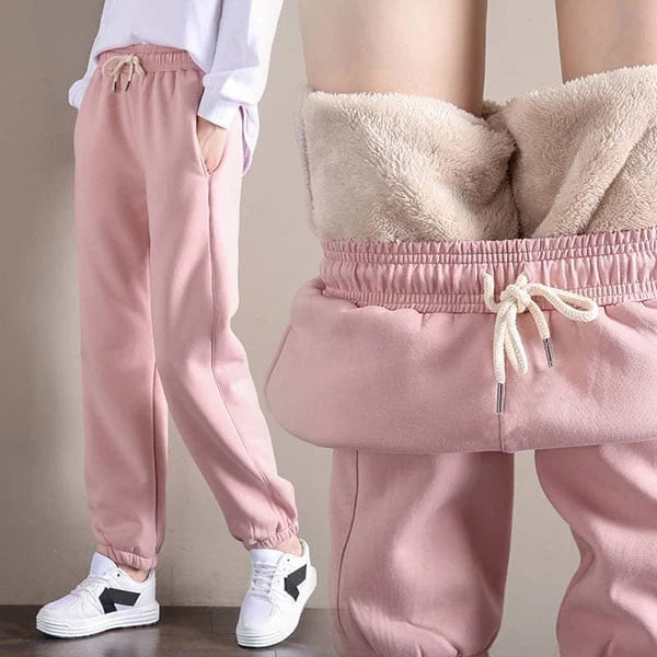 Veyama™ - mysiga joggingbyxor i bomull och fleece för damer