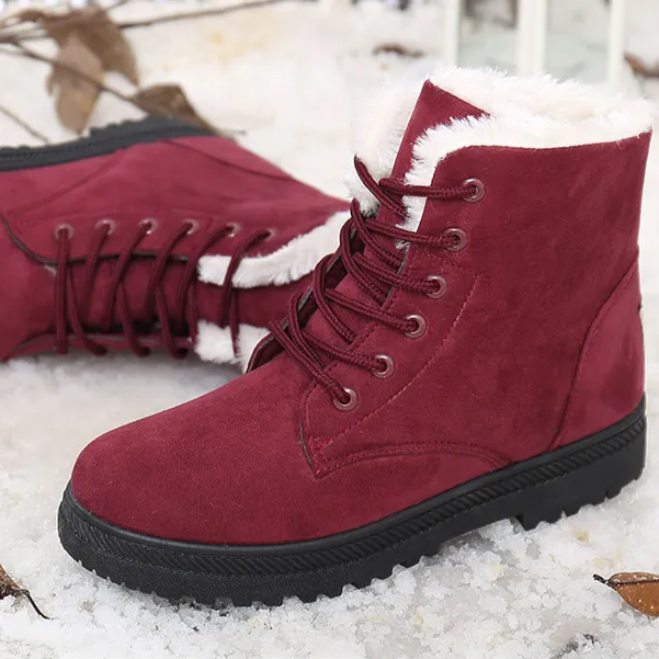 Rosel Snöskor med fleece