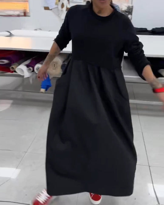 Kerstin™ Maxiklänning i enfärgat Casual klänning