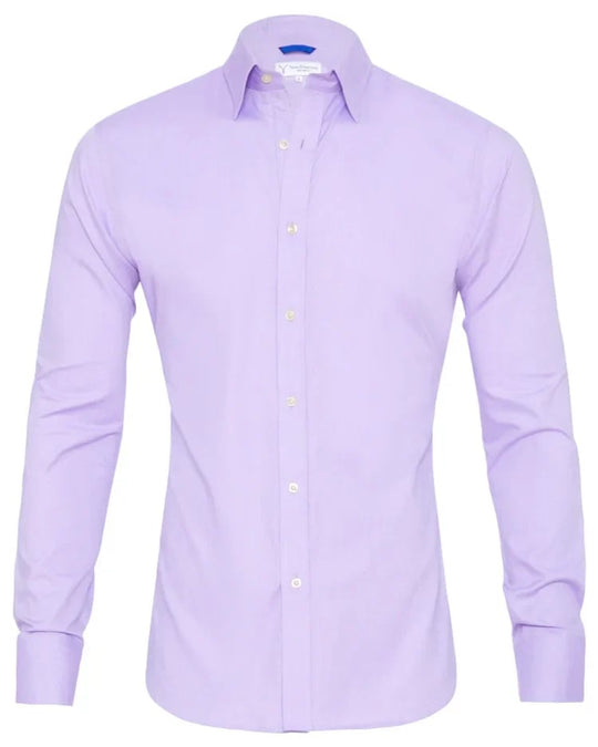 Vit  - Oxford Sträck Skjorta med dragkedja™ 
