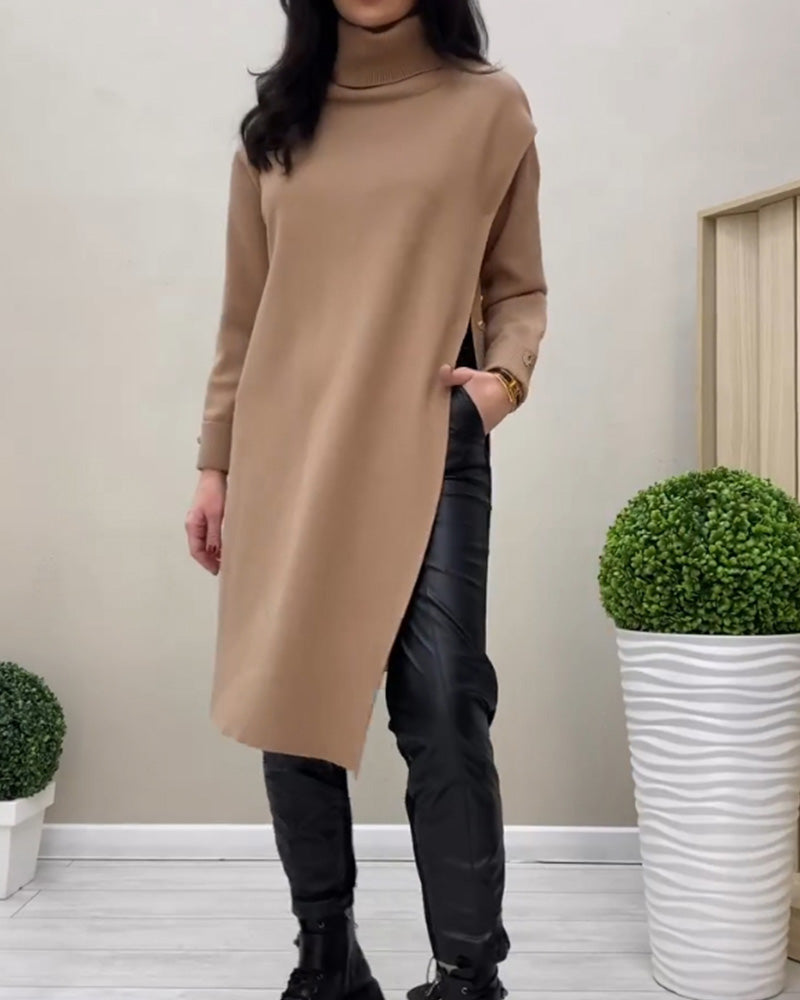 Märtha Tröja med slits på sidan