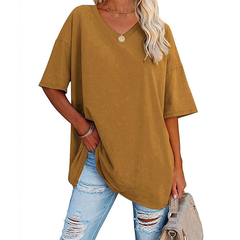 Zana T-shirt med v-ringad dam