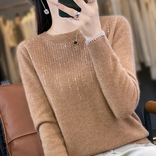Jade - Warme sparkly Sweater