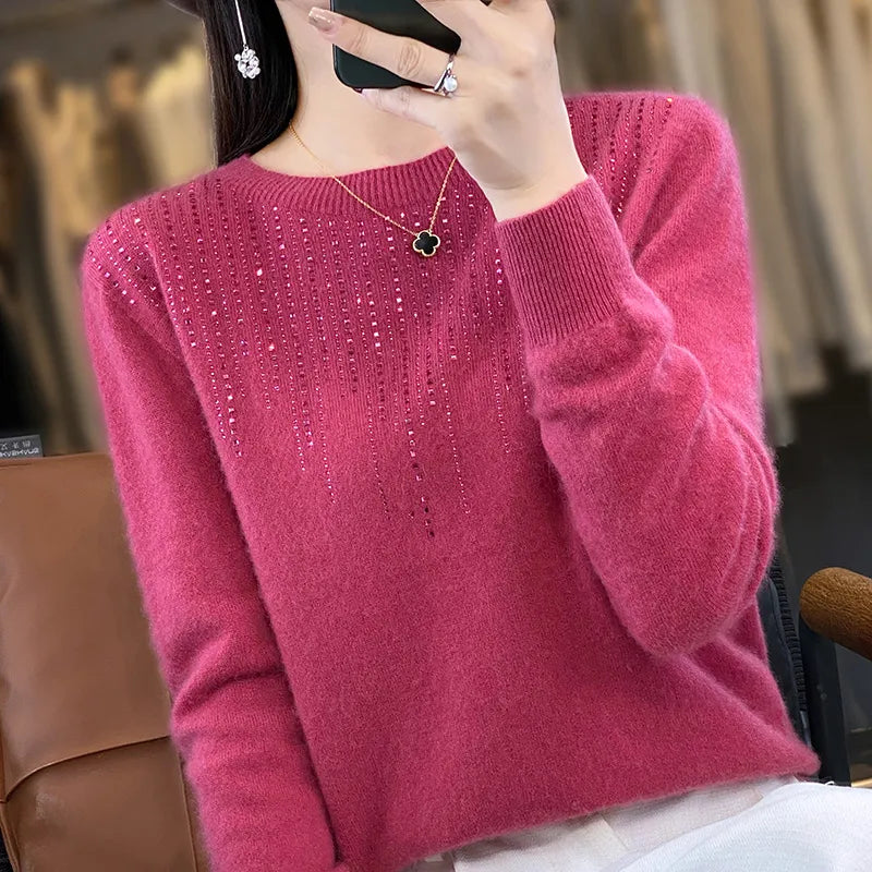 Jade - Warme sparkly Sweater