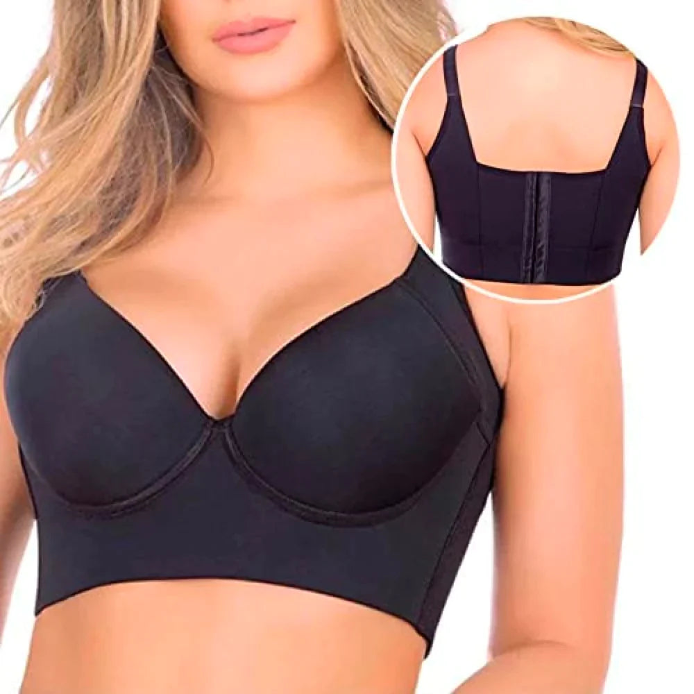 Svart | Mode BH med djup kupa™ 1+2 Gratis