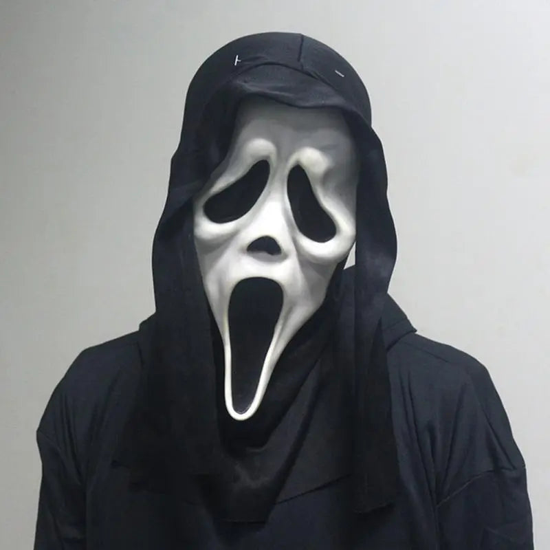 Halloweenmask med spökansikte™  1+1 Gratis - Sätt på dig denna spöklika mask och njut av Halloween!