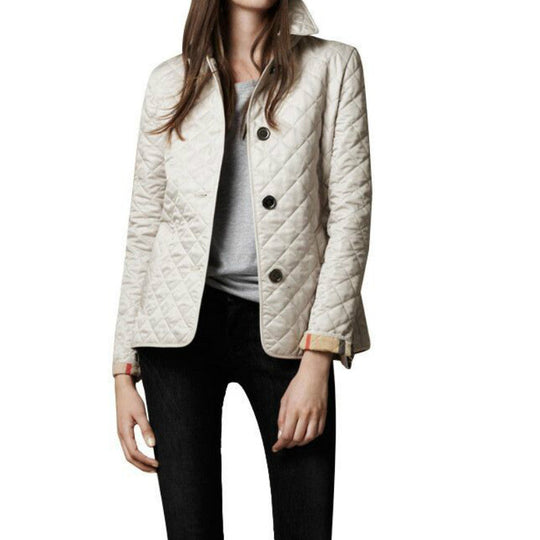 Cheryl™ - Elegant, Smal Jacka I Siden-Bomull