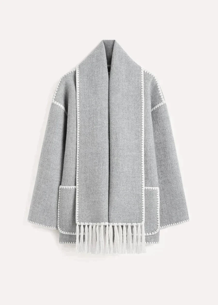 Yasmin Höstens oversized jacka med scarf