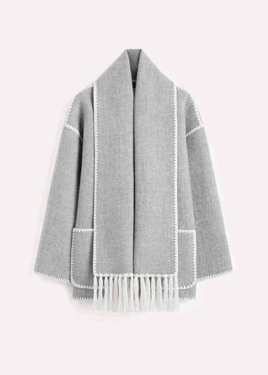 Yasmin Höstens oversized jacka med scarf