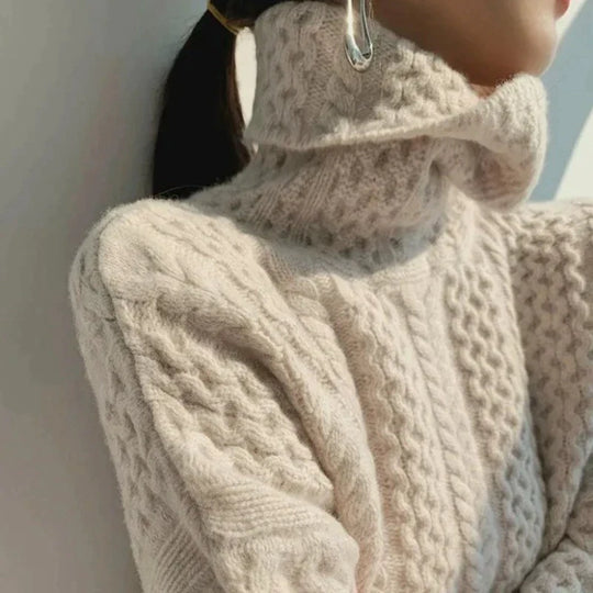 Trendig Kasjmier Turtleneck för kvinnor